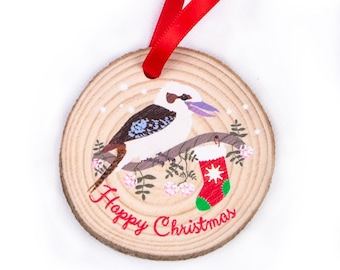 Kookaburra Christmas Ornament • Unique Aussie Christmas Gift • Gift for Australians overseas • Gift for Grandma