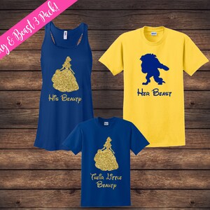 Beauty and Beast Family Shirts | Matching Family Shirts | Disney Shirts | Custom Disney Shirts | Beauty Beast Shirts | Disney Family Shirts