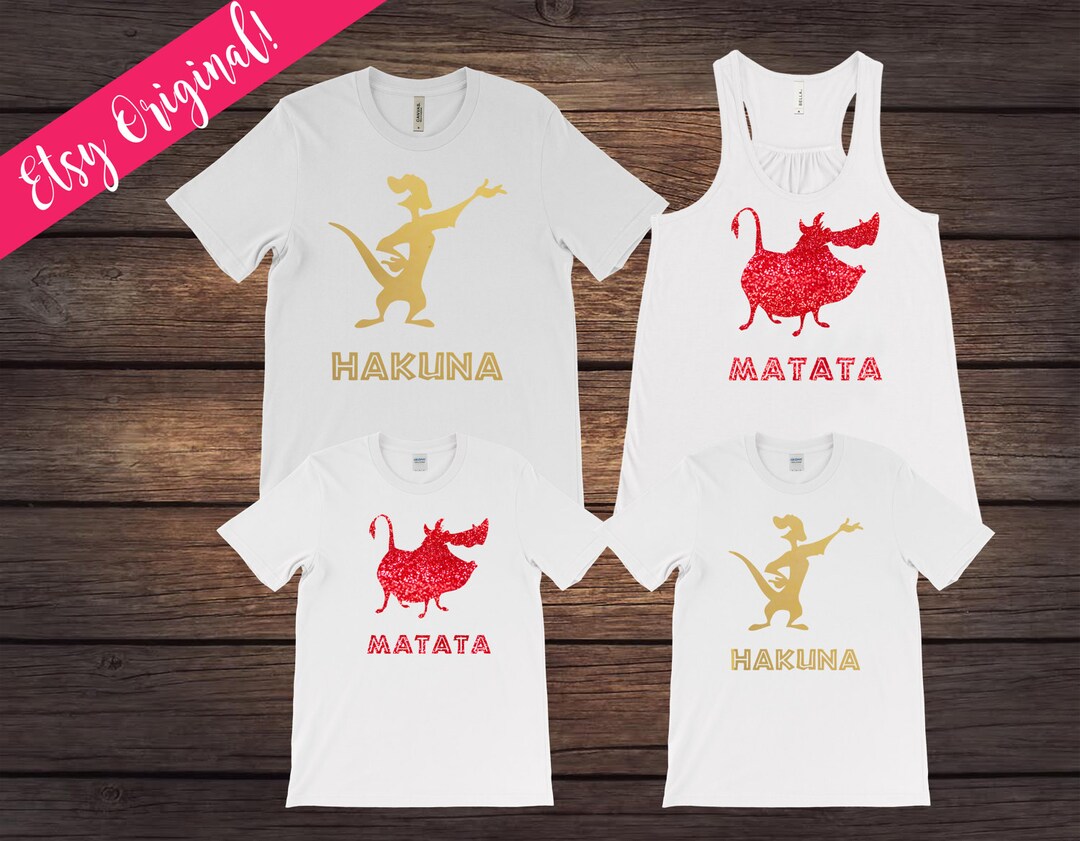 Hakuna Matata Family Shirts Matching Family Shirts Disney - Etsy