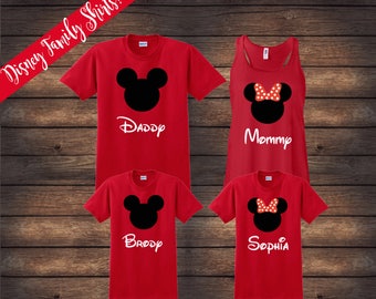 ON SALE | Disney Family Shirts | Matching Family Shirts | Disney Shirts | Custom Disney Shirts | Mickey Minnie Shirts | Disney Vacation