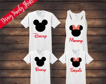 ON SALE | Disney Family Shirts | Matching Family Shirts | Disney Shirts | Custom Disney Shirts | Mickey Minnie Shirts | Disney Vacation