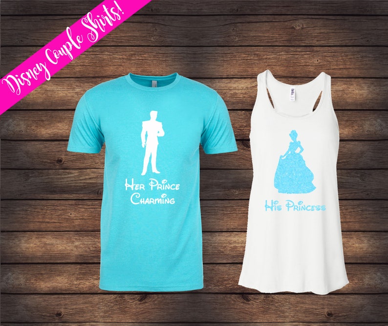 His Princess Her Prince Charming Cinderella Shirts Disney Etsy