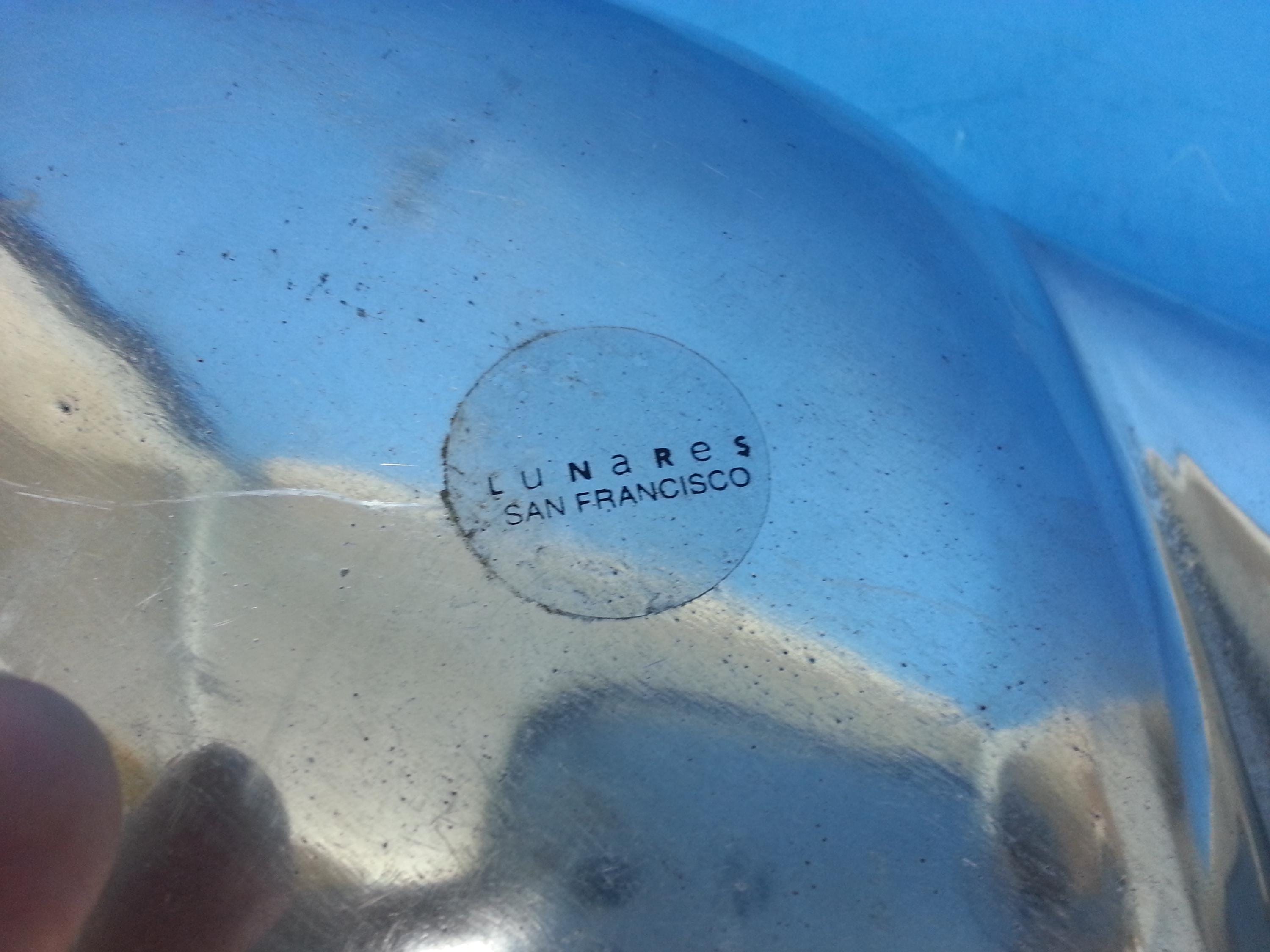 アメリカ LUNARES SAN FRANCISCO 37cmプレート Lunares San Francisco Polished Aluminum Tray Dish Decorative Plate