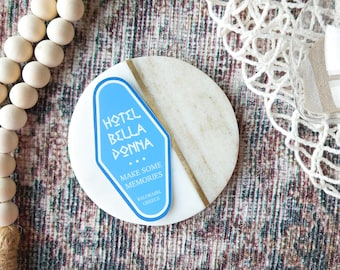 Hotel Bella Donna Vinyl Sticker