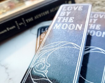 Love By The Moon Foil Bookmark