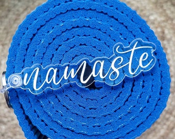 Namaste Acrylic Keychain