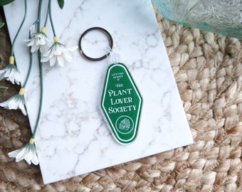 Plant Lover Society Keychain
