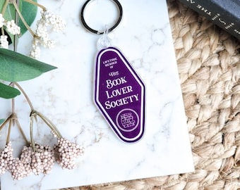 Book Lover Society Keychain