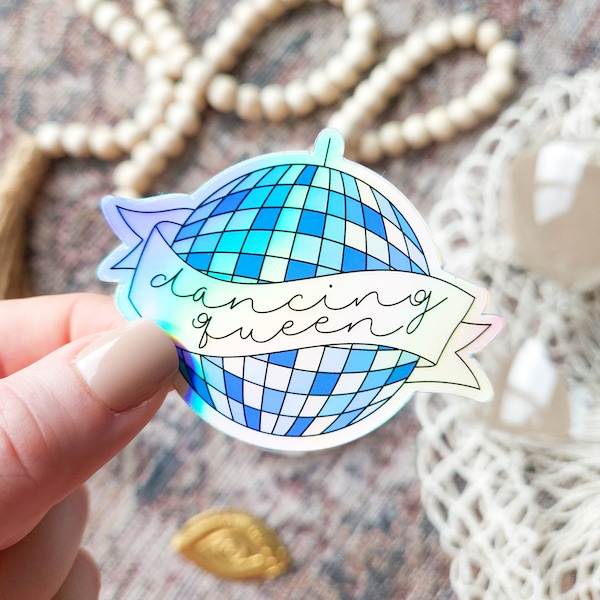 Dancing Queen Holographic Sticker