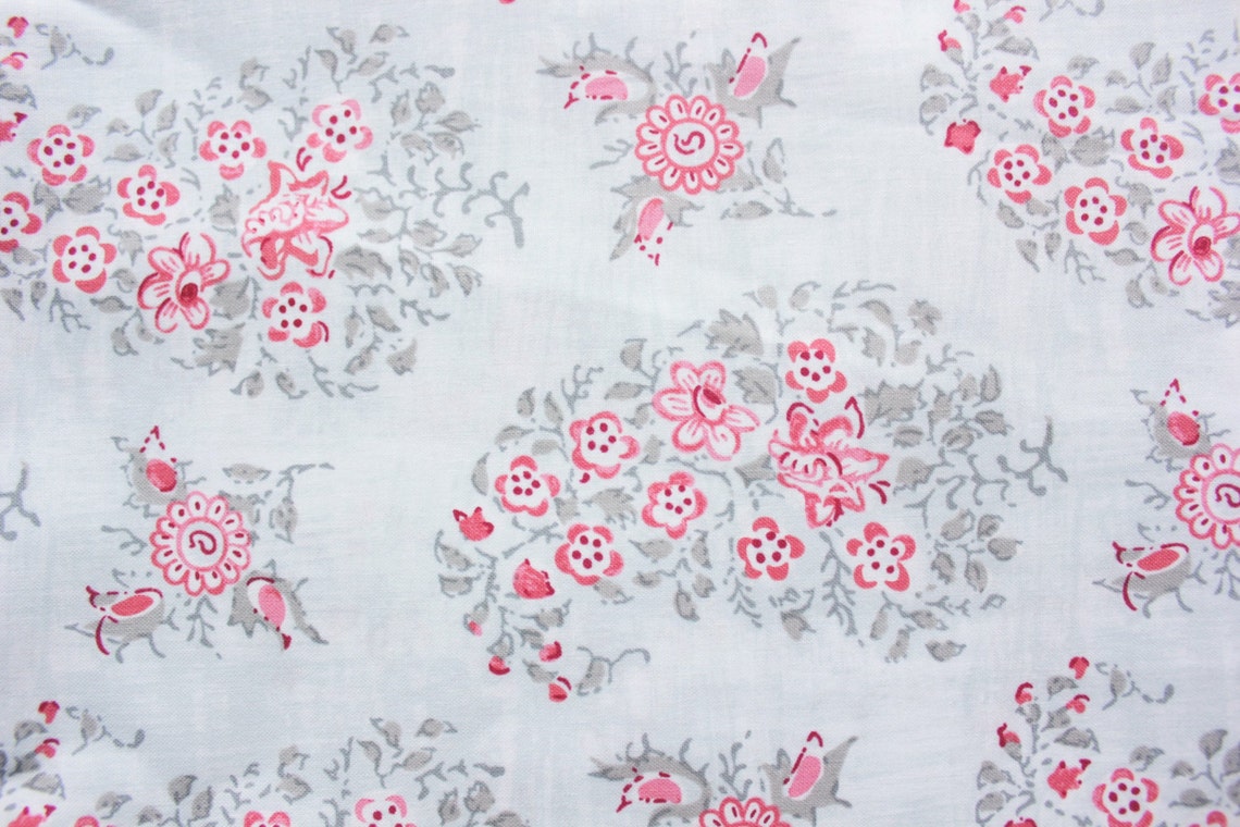 Dear Stella / Floral Fabric / Designer / Small Flowers in a Etsy