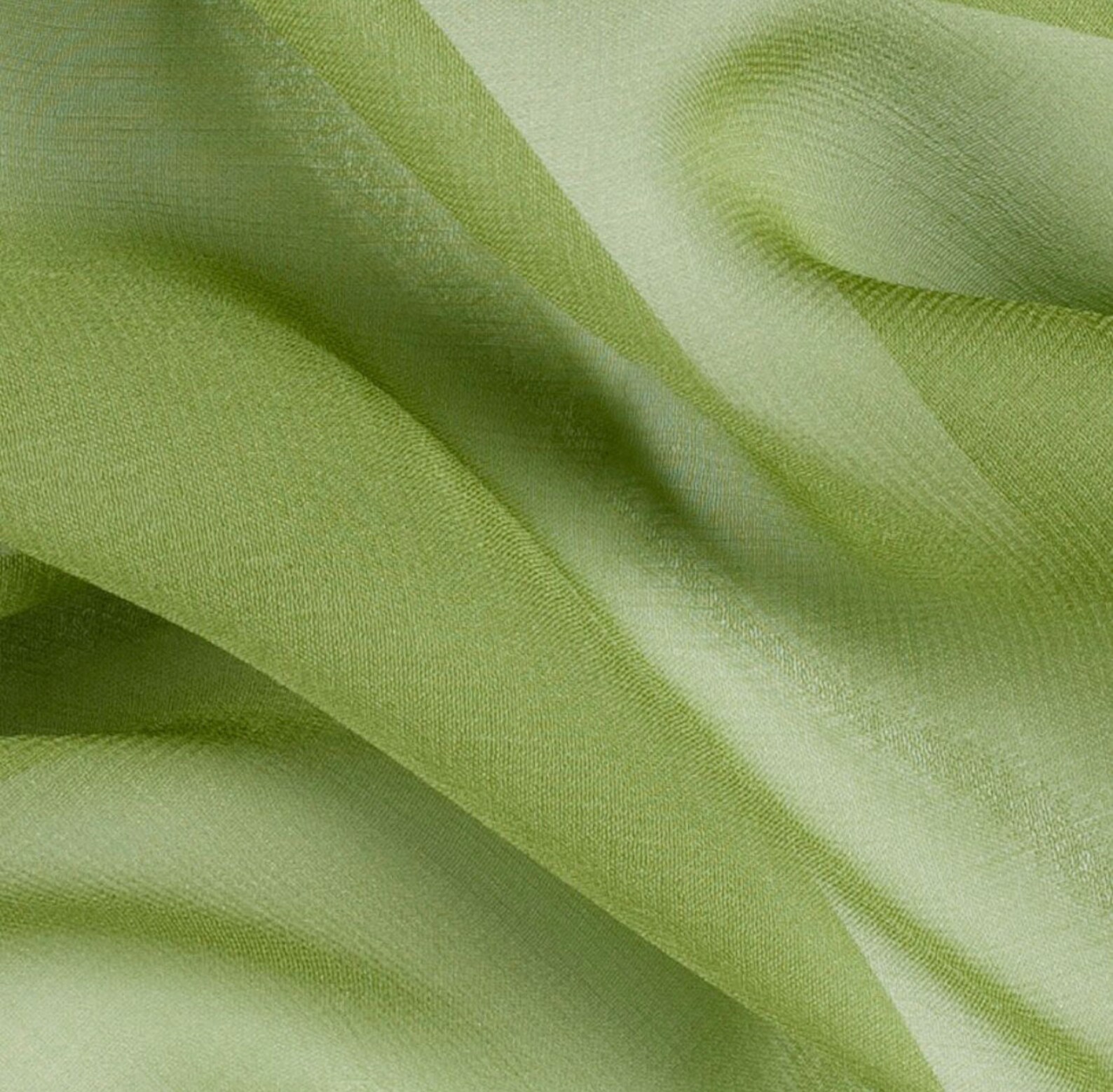Sage Green Chiffon Fabric by Yard Sage Green Sheer Chiffon Etsy