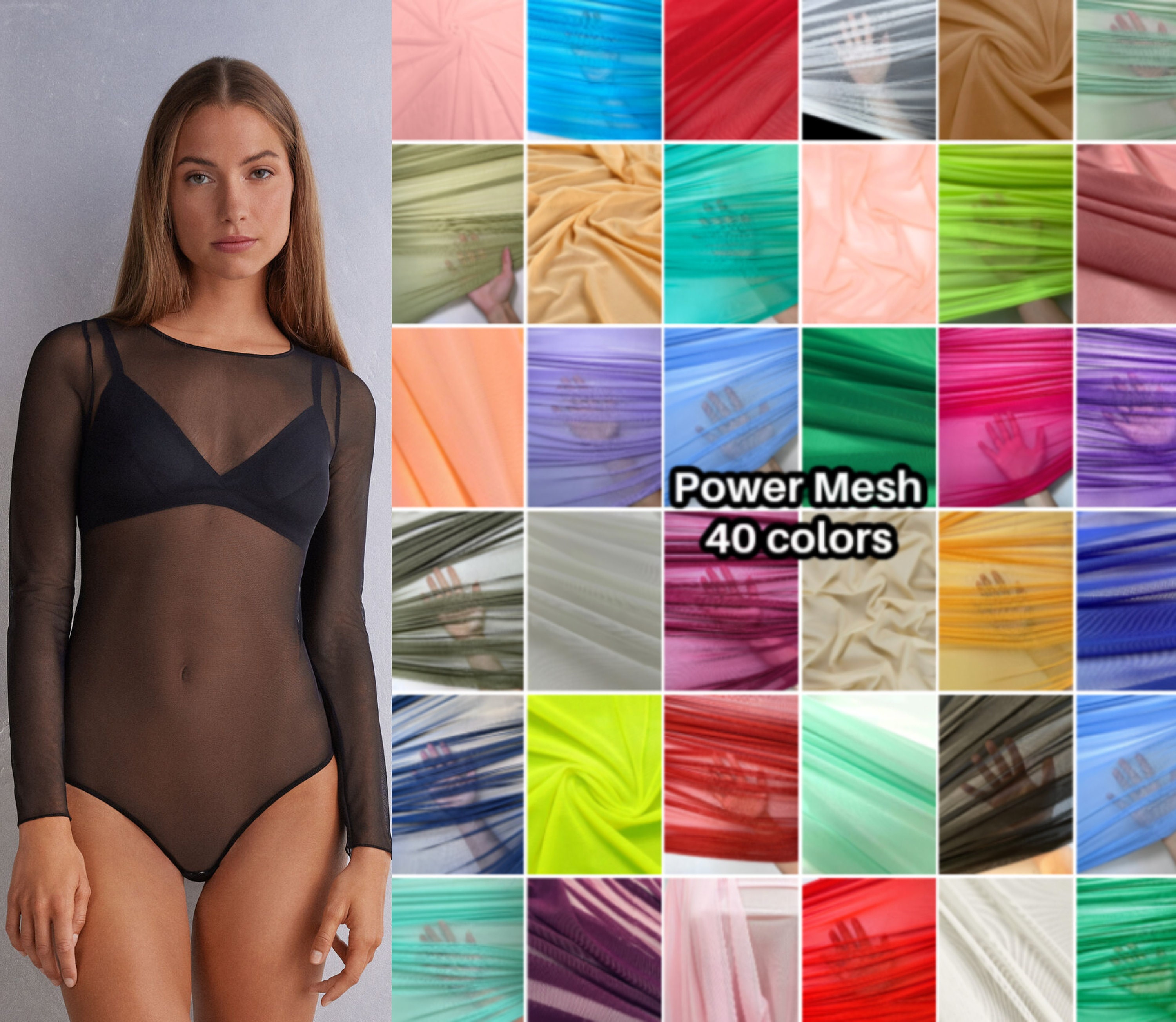 Sheer Mesh Fabric 