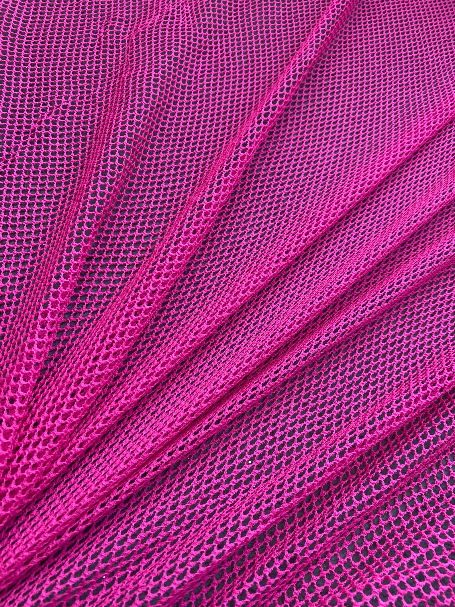 BEST PRICE Hot Pink Fish Net Mesh Fabric Nylon Spandex - Etsy