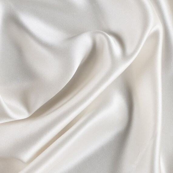 Bridal Satin - White Fabric