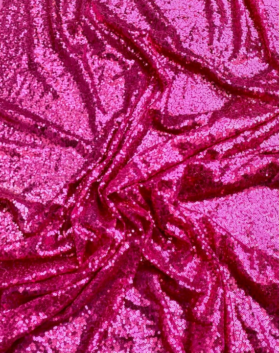 Glitter Pink Sparkle Fabric, Wallpaper and Home Decor