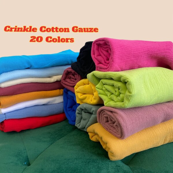 Cotton Gauze Fabric Etsy