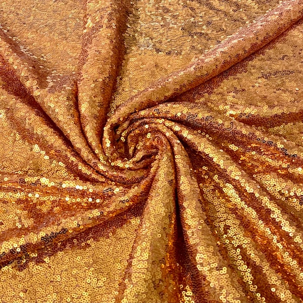 Orange Sequin Fabric Etsy