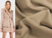 Camel Polyester Gabardine Fabric by the Yard, Khaki Twill Fabric for Dresses, Suits, Blazers, Trousers, Suiting Fabric Wrinkle Free 