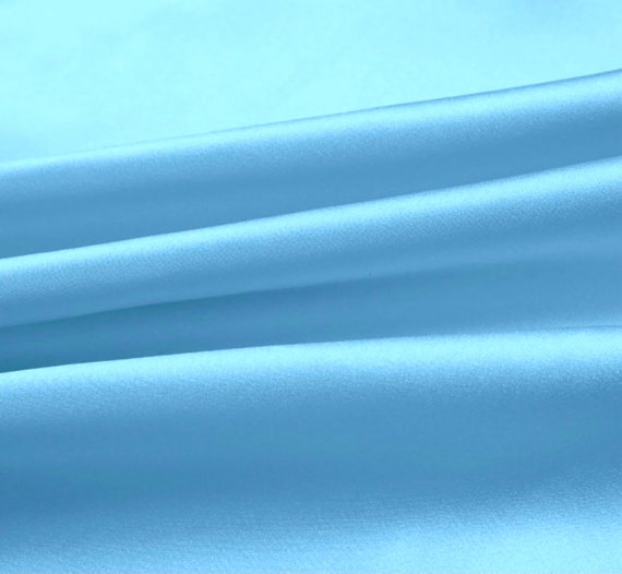 Baby Blue Silky Stretch Charmeuse Satin, Sky Blue Bridal Soft Silky Fabric, Blue  Stretch Satin, Baby Blue Stretch Silk for Dress, Drapes -  Canada