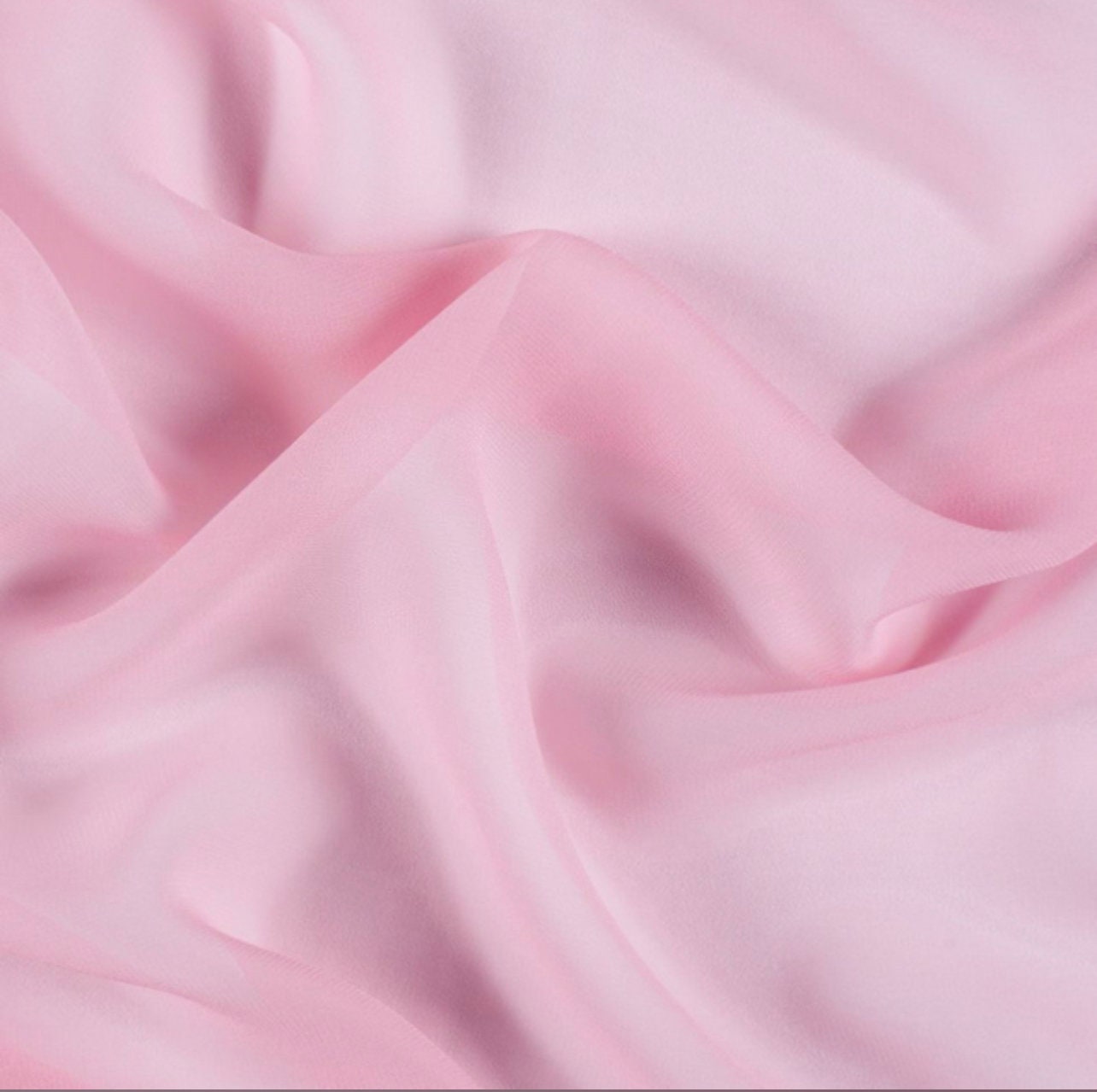 Light pink chiffon fabric deals