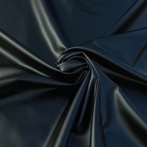 Silver Matte Pleather Faux Leather Stretch Vinyl Polyester Spandex 190 GSM  Apparel Craft Fabric 58-60 Wide By The Yard
