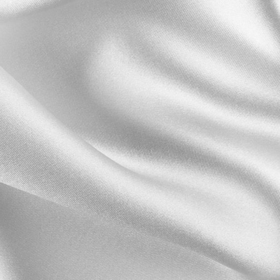 1mx1. 5m Jersey Fabric Designer Fabrics Dresses White Satin Silk