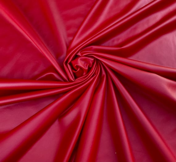 4 Way Stretch Red Matte Pleather for Leggings, Dancewear. Red Stretch Faux  Leather by Yard, Red PU Leather, PVC Leather, Red Stretch Vinyl 