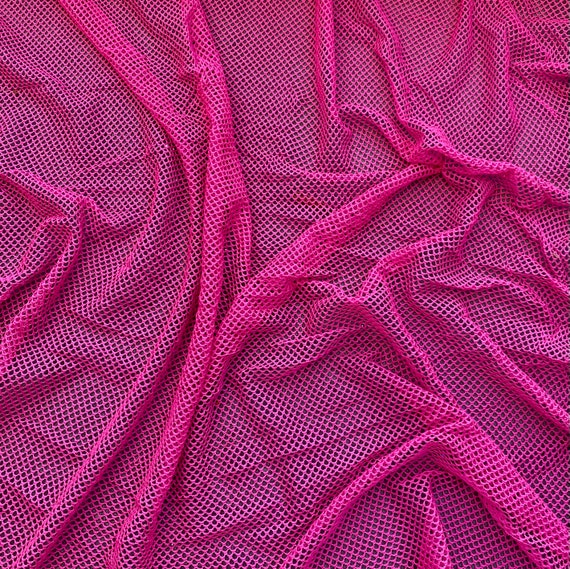 BEST PRICE Hot Pink Fish Net Mesh Fabric, Nylon Spandex Fuchsia Medium Hole  Net Mesh by the Yard, Neon Pink Fish Net Fabric for Swimsuit -  Norway