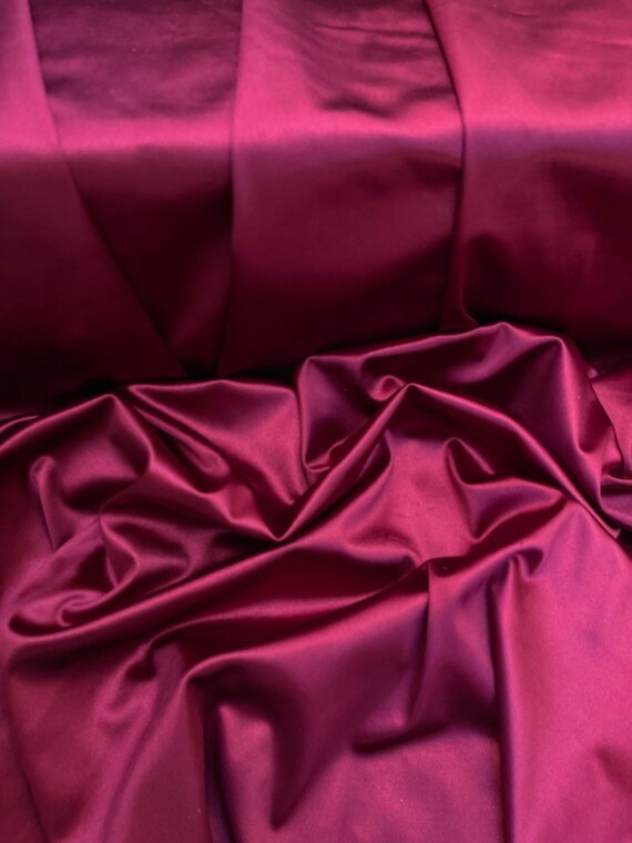 Red Luxury Nylon Spandex Fabric By The Yard
