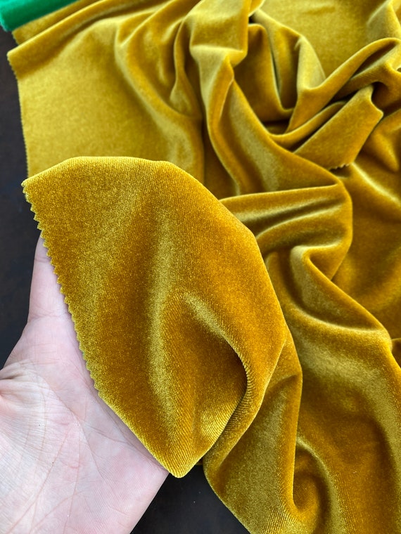 Gold Stretch Pleather Faux Leather, Gold Vinyl Spandex Fabric, Apparel Faux  Leather Fabric by Yard, Gold Pleather for Apparel, Leggings 