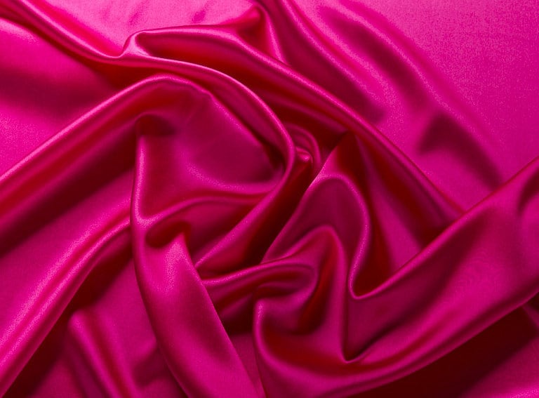 Gorgeous CERISE REDDISH FUSCHIA FUCHSIA PINK Poly Silk-Look Solid