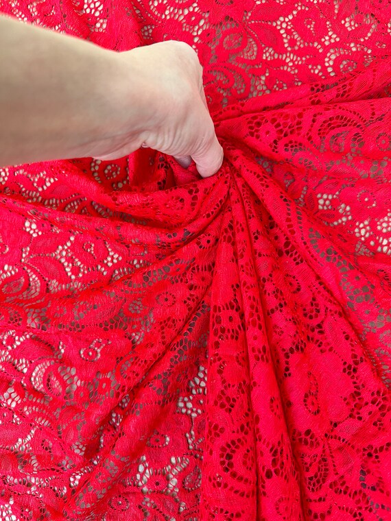 Stretch Lace Fabric By The Yard for Clothing Underwear Dresses