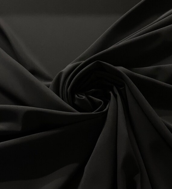 Black Fabric - Black Fashion Fabric by the Yard