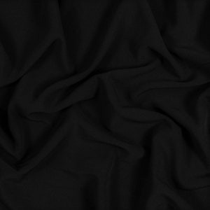 Black Moss Crepe Fabric by Yard Bridal Crepe Fabric 2 Way | Etsy