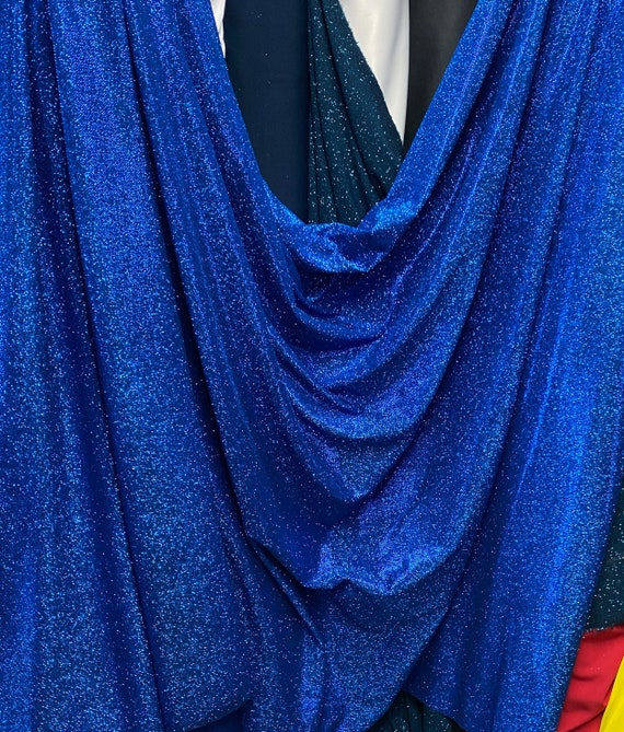 Royal blue cheap jersey fabric