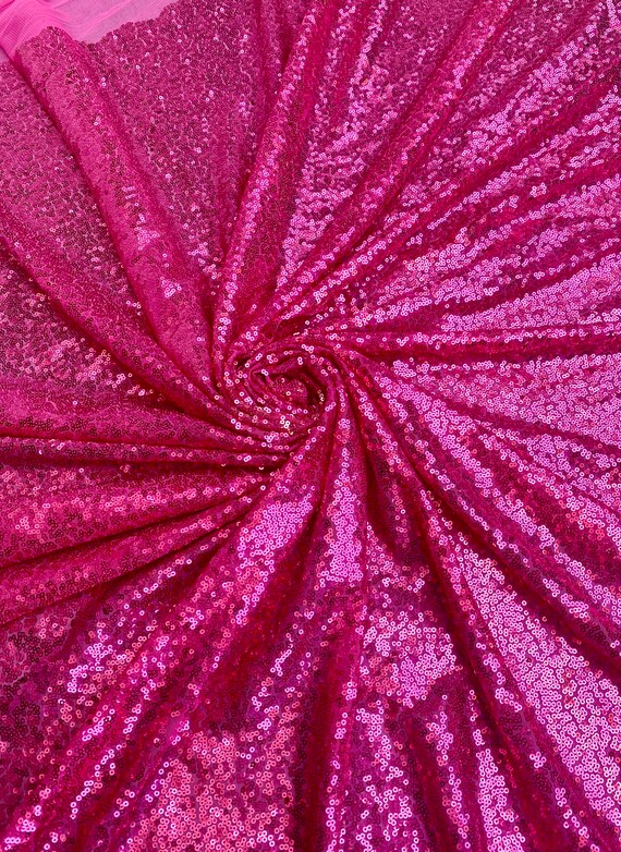 Glitter Pink Sparkle Fabric, Wallpaper and Home Decor