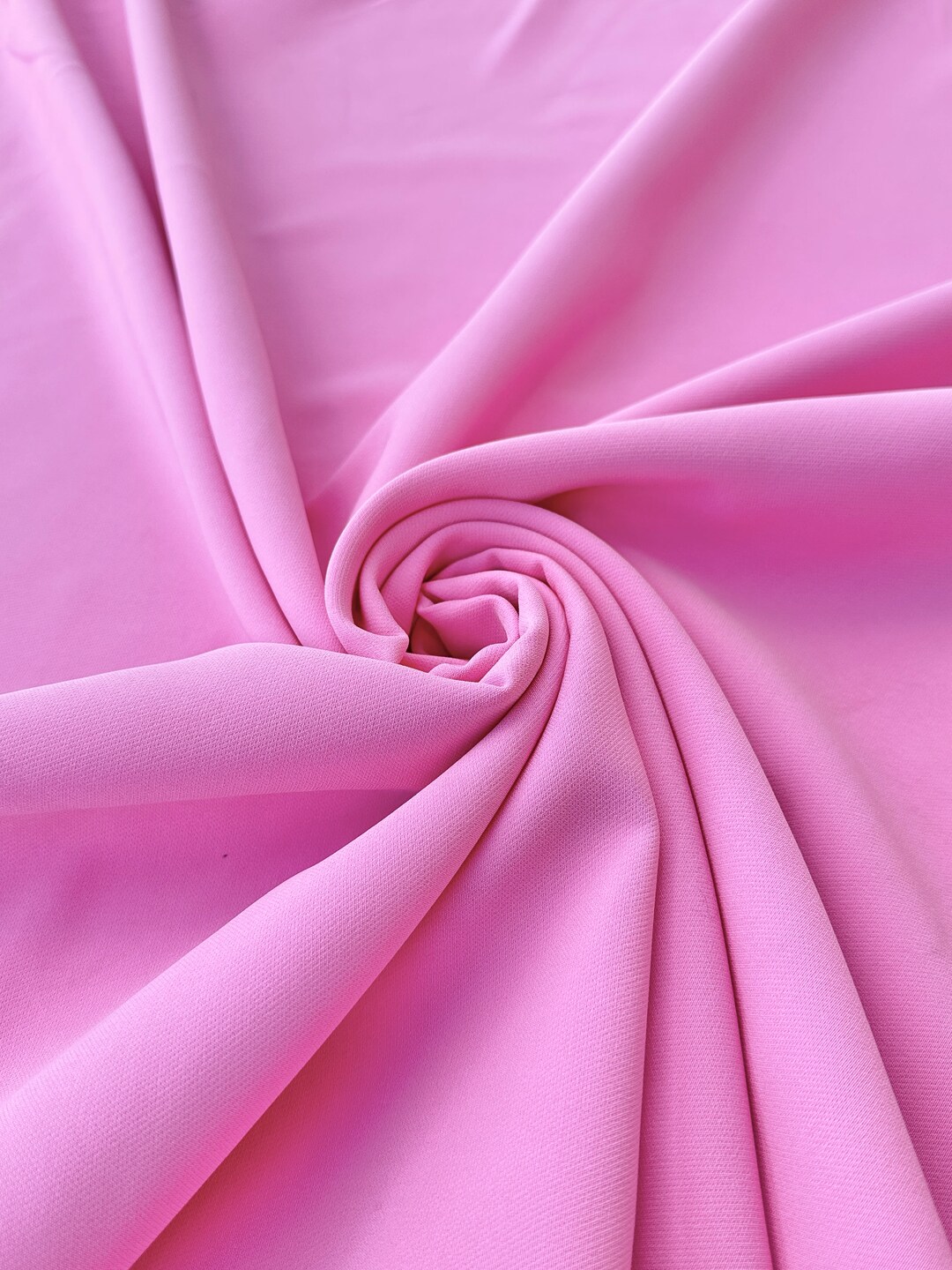 Baby Pink Stretch Crepe Fabric Princess Pink Moss Crepe Etsy
