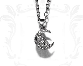 CRESCENT (Pendentif mainsculpé • Pendentif décontracté)