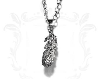 FEATHER (Pendentif mainsculpé • Pendentif décontracté)