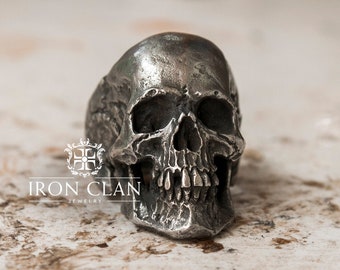 INFINITY 6 RING (Handsculpted Skull Ring • Men Ring)