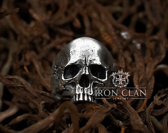 INFINITY JAWLESS 3 (Handcrafted Skull ring • Men Ring • Gothic Jewelry)