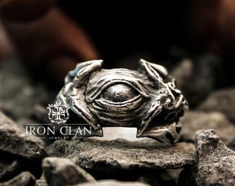 ALL-SEEING EYE (Handsculpted Ring • Dark Gothic Ring)