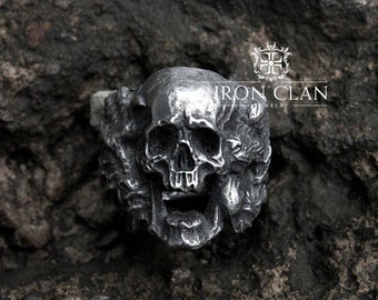 CELESTIAL (Handsculpted Ring • Skull Mythology Ring)