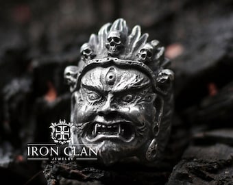 MAHAKALA RING (historischer Ring • Handgefertigter ethnischer Ring)