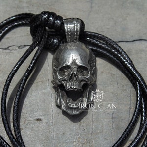 INFINITY EATER (Handsculpted Pendant • Skull pendant)