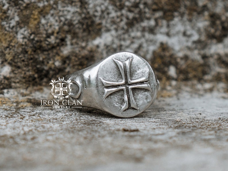 CROSSFAITH Handsculpted Ring 925 Silver & Gold Skull Ring image 1