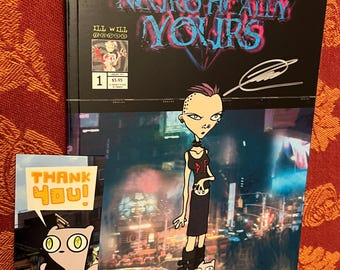 Autographed* Neurotically Yours #1 Comic Book (Foamy the Squirrel)