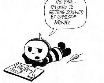 GameStop Shares Pum'Kin Guy : One of a Kind Original Artwork by J.i.M.