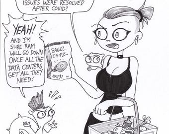 Pricing Scams! Germaine, Begley & Foamy The Squirrel Neurotically Yours : One of a Kind Original Artwork by J.i.M.