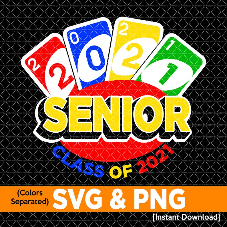 Download Uno SENIOR Shirt 2021 Senior graduation Design SVG | Etsy